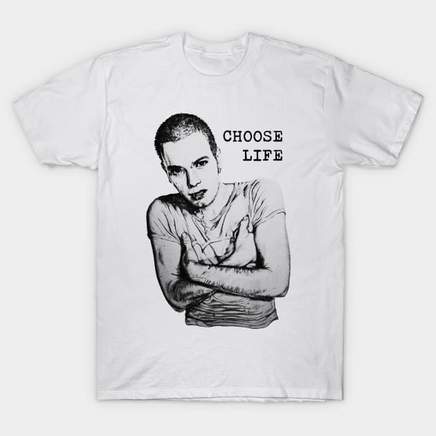 Choose Life (black) - Trainspotting - T-Shirt | TeePublic